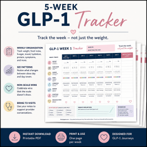 Reta Support GLP-1 5-Week Tracker